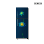 POLYTRON Kulkas 2 Pintu Metallic Series 210 Liter - PRB 217LB