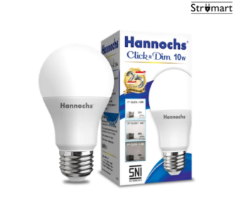 Lampu HANNOCHS LED 10 W Click & Dim Bohlam Hannochs
